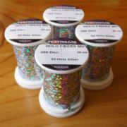 Textreme® Holographic Tinsel - Medium - Silver