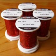 Textreme® Holographic Tinsel - Medium - Red