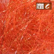 Frodin Flies SSS Glitz Dubbing - Hot Orange In Flames