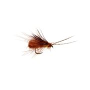 Barbless McPhail Bubble Wing Caddis Chocolate Drop