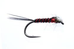 Fario Fly Black and Red Muskins
