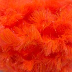 Upavon Two Tone Blob Chenille 15mm - Flame (Orange/Pink)