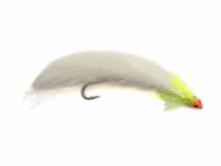 Fario Fly Snake 10cm White Cat Bead Eye