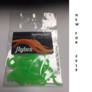 Flybox® Super Stretch Legs For The Squirmy Wirmy - Neon Lime